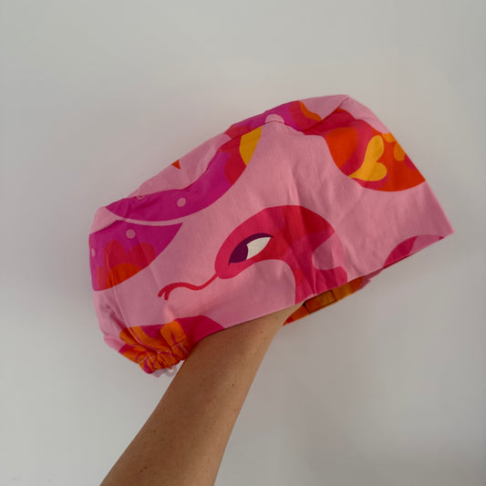 Sunset Snakes Scrub Cap