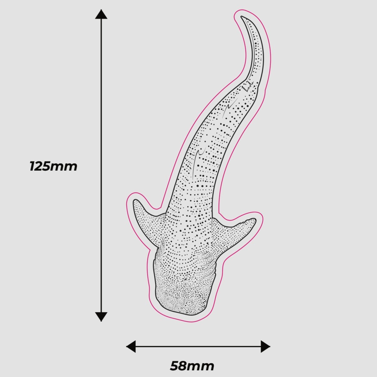 Clear Whale Shark Sticker - KODA SCRUBS