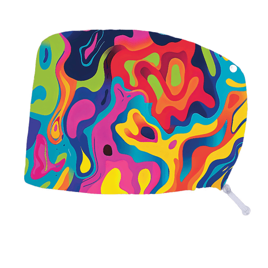 Rainbow Jelly Scrub Cap - KODA SCRUBS