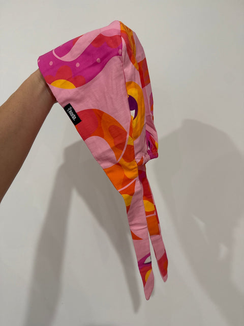 Sunset Snakes Scrub Cap - KODA SCRUBS