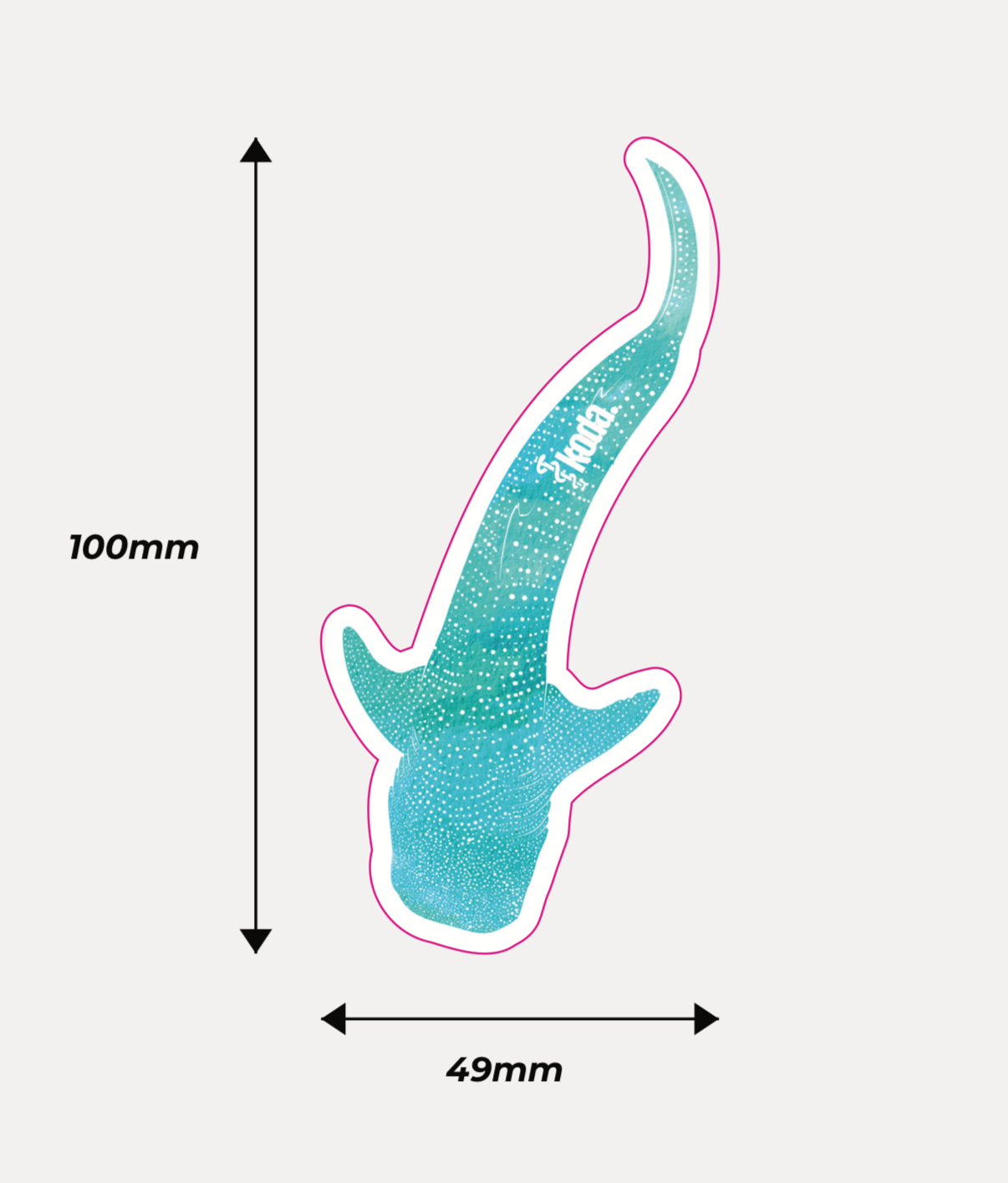 Whale Shark Sticker - KODA SCRUBS